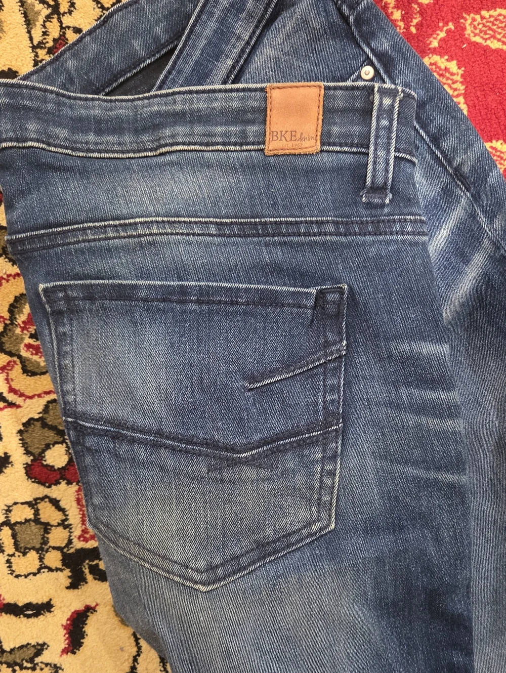 Stretch Mid-Rise Jeans